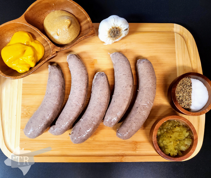 Wagyu Bratwurst, Cooked (5-Pack) for Sale from Tebben Ranches, TX – ships directly to your door