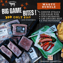 Load image into Gallery viewer, Big Game Bites Wagyu Beef Football Bundle
