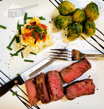 Load image into Gallery viewer, Wagyu Flat Iron Steak from Tebben Ranches
