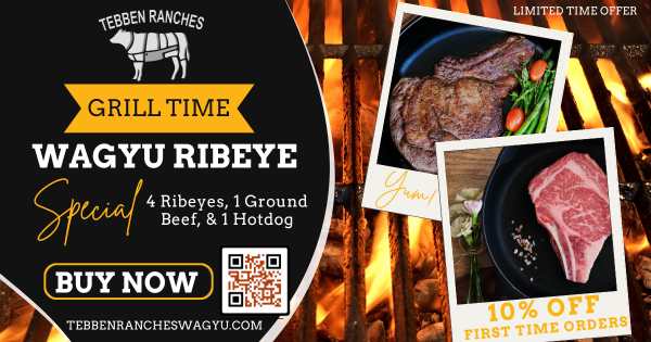 Wagyu Ribeye Steak Bundle from Tebben Ranches