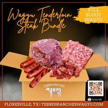 Load image into Gallery viewer, Wagyu Tenderloin Steak Bundle from Tebben Ranches
