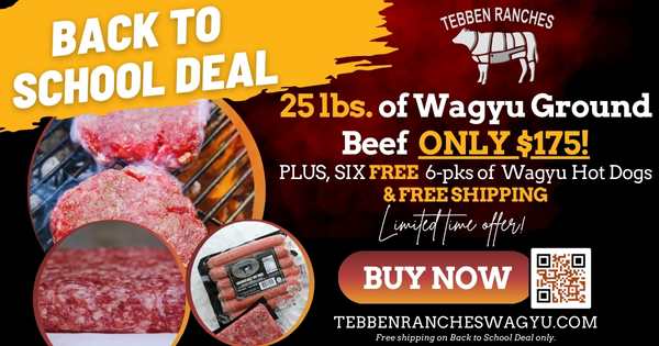 Wagyu Ground Beef Sale by Tebben Ranches