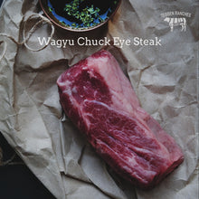 Load and play video in Gallery viewer, Wagyu Chuck Eye Steak from Tebben Ranches 1
